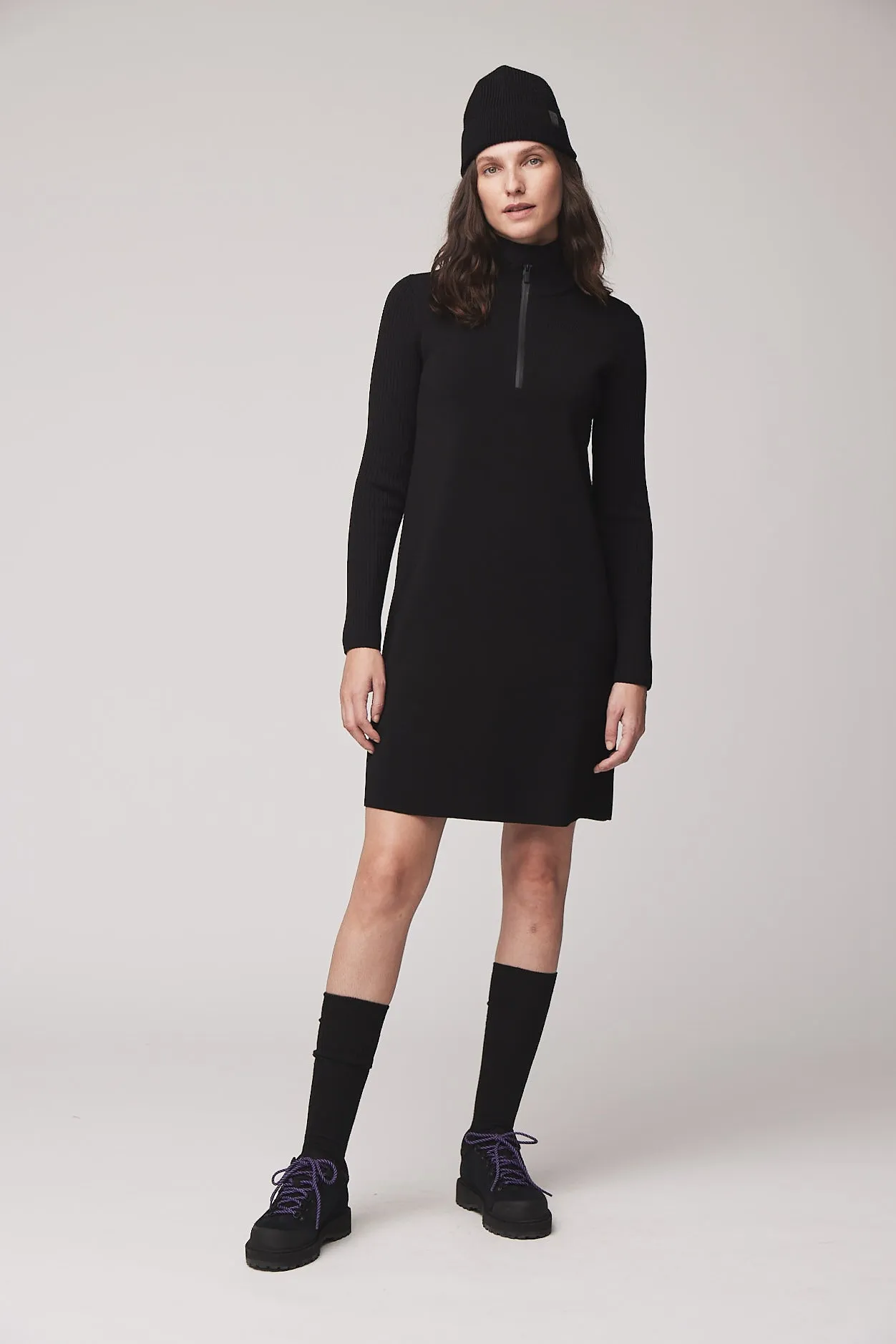 1/4 Zip Sweater Dress