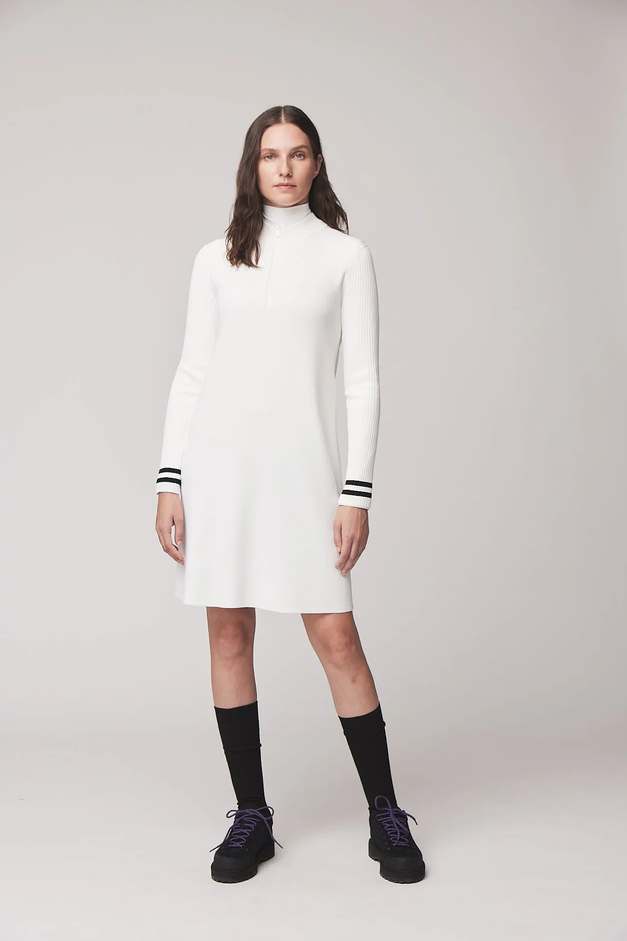 1/4 Zip Sweater Dress