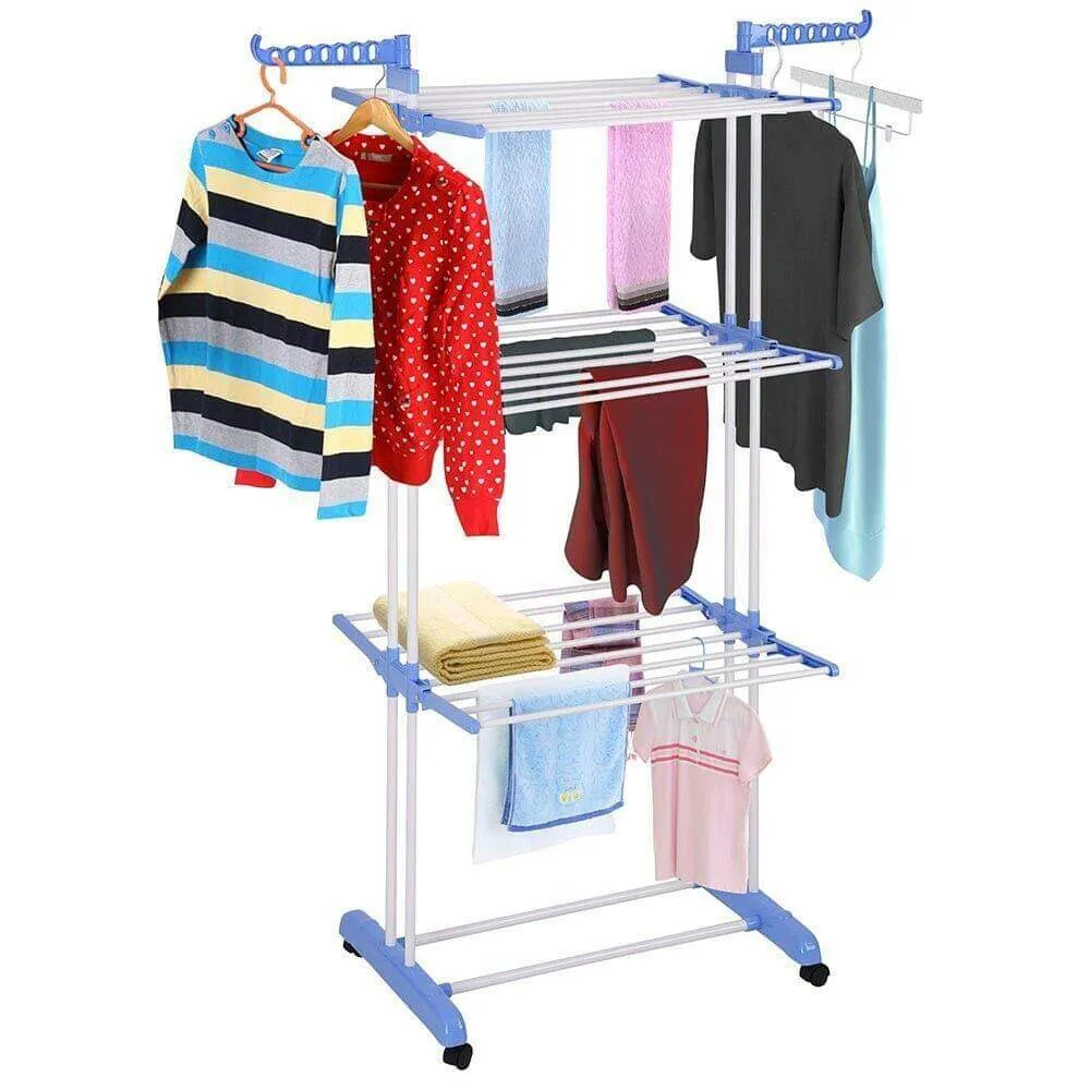 3 Layers Folding Clothing Dry Hanger