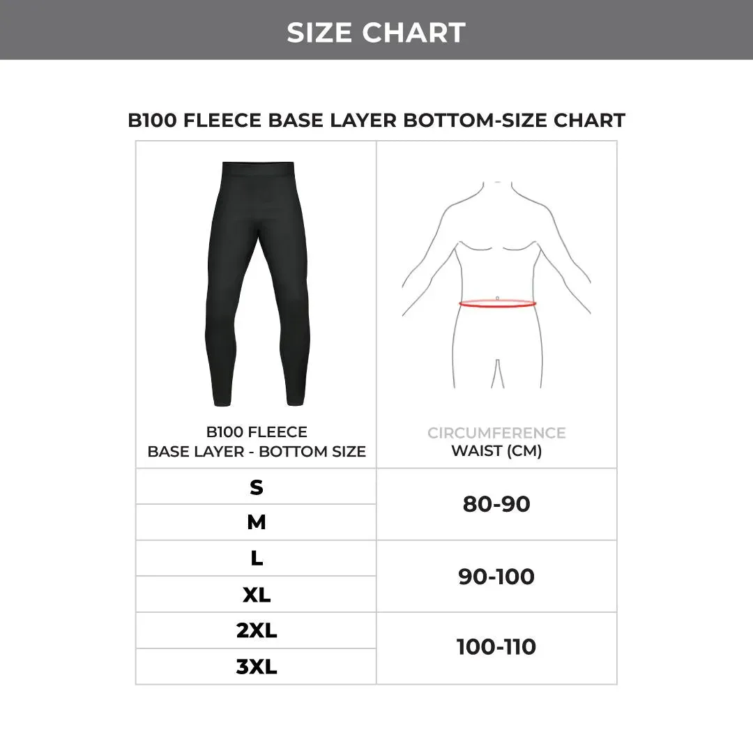 B100 WINTER FLEECE BASE LAYER - BOTTOM