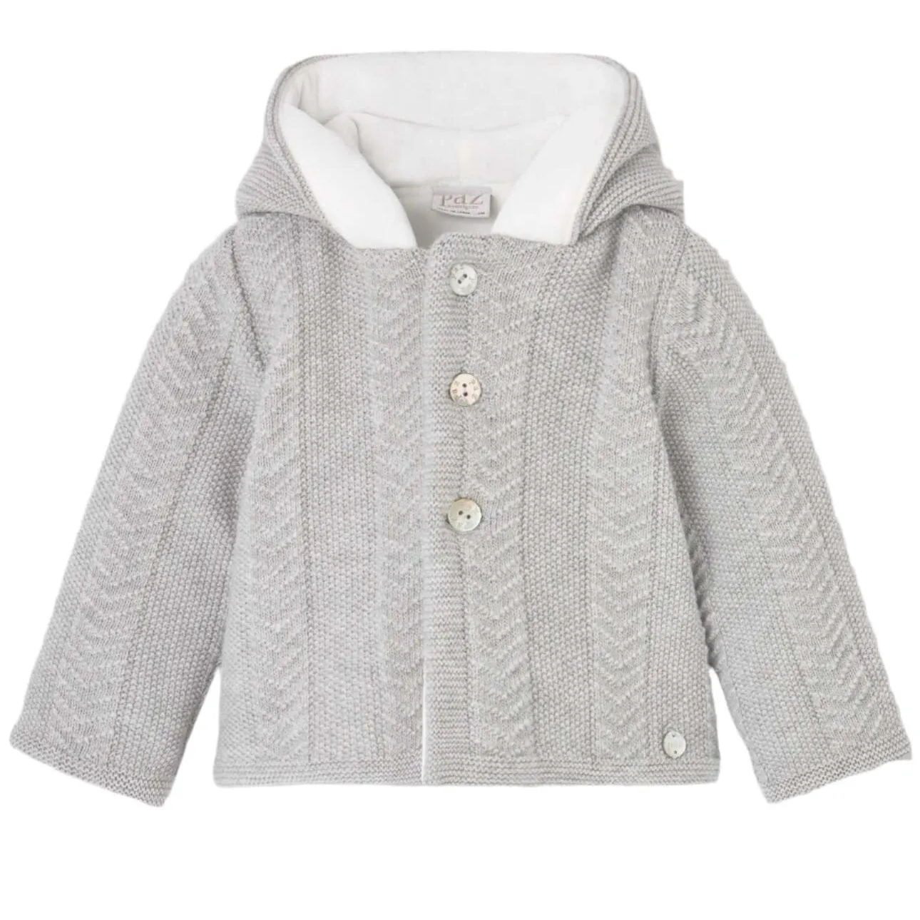 Boys Grey Knitted Jacket