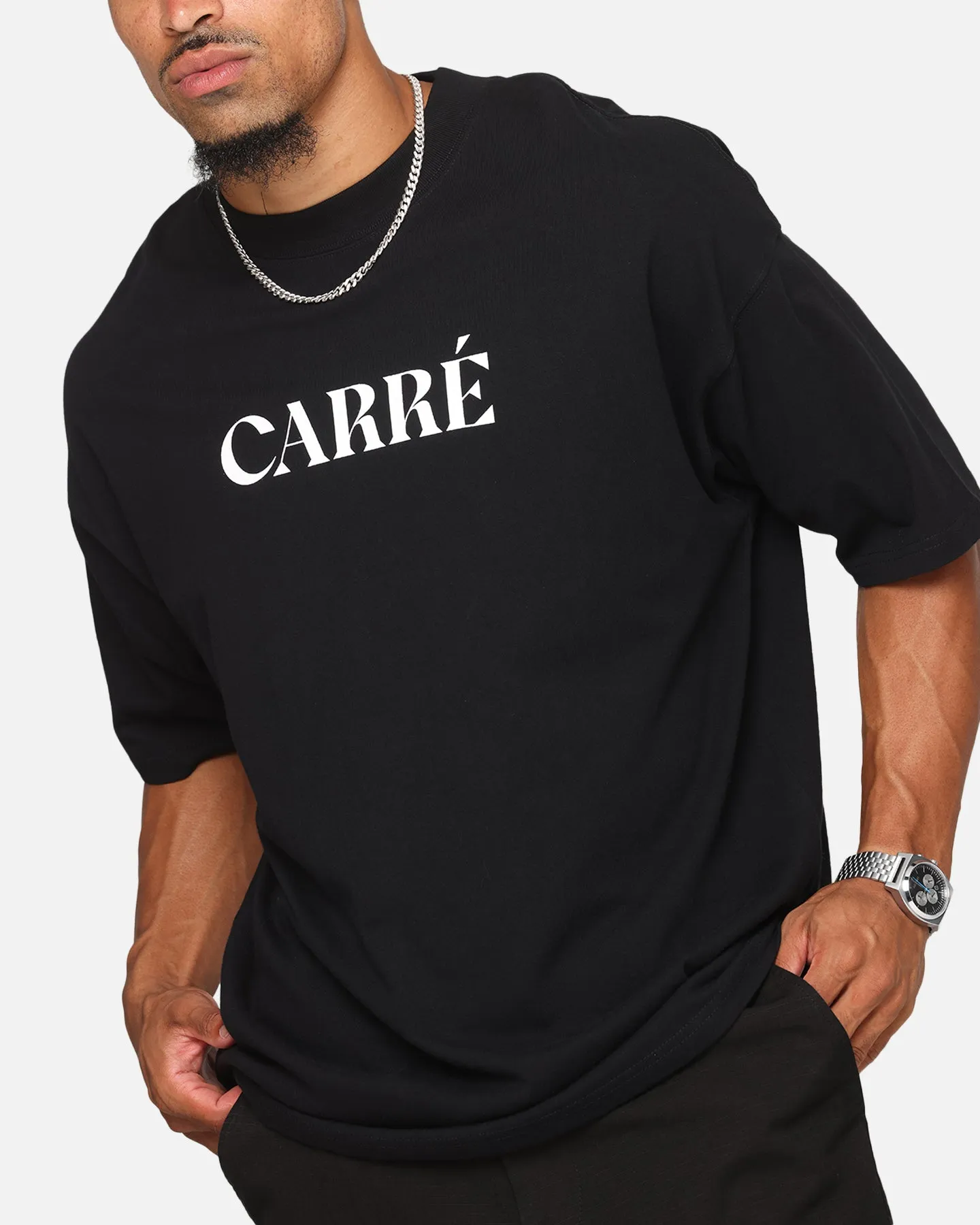 Carre Minimalist T-Shirt Black