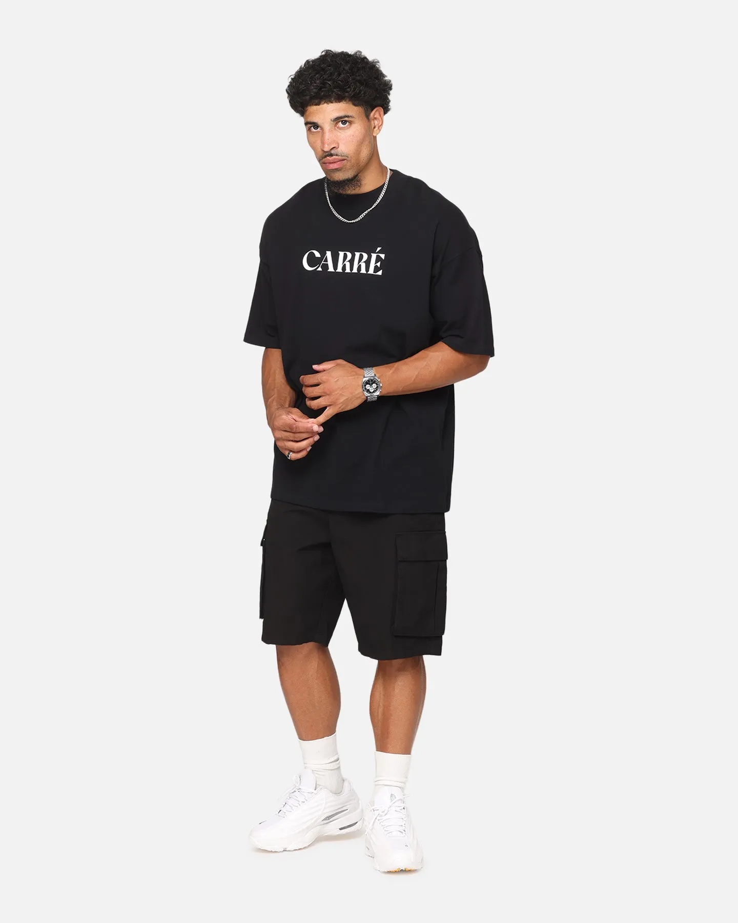 Carre Minimalist T-Shirt Black