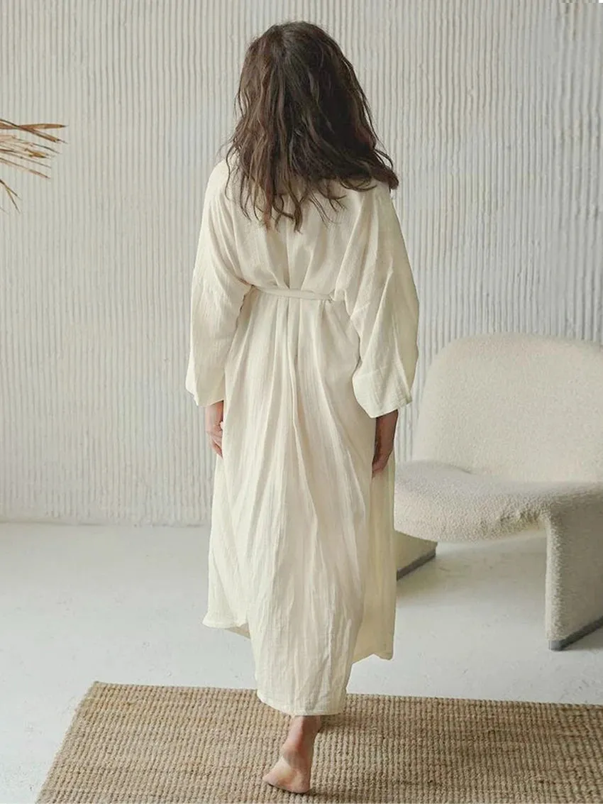 Cotton Robe for Lounging Essential Home Wear