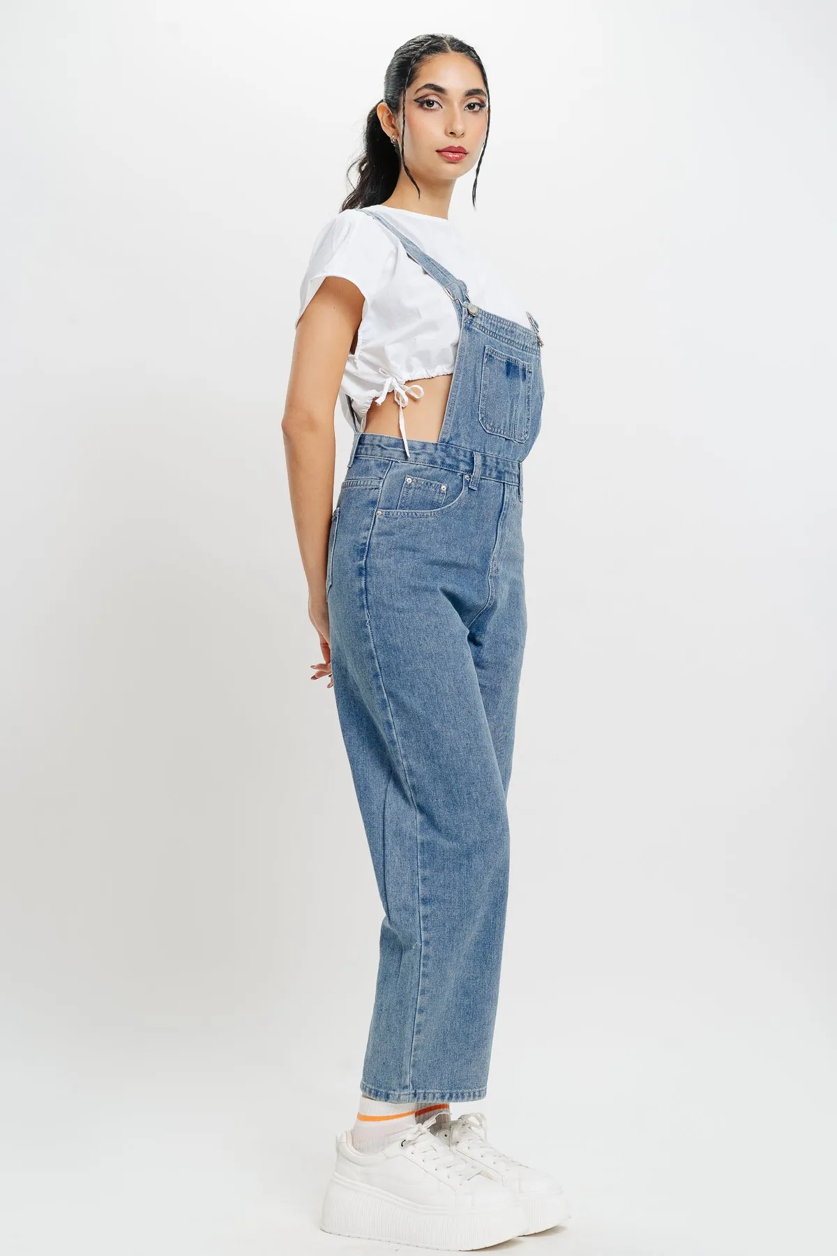 Denim Straight Fit Dungaree