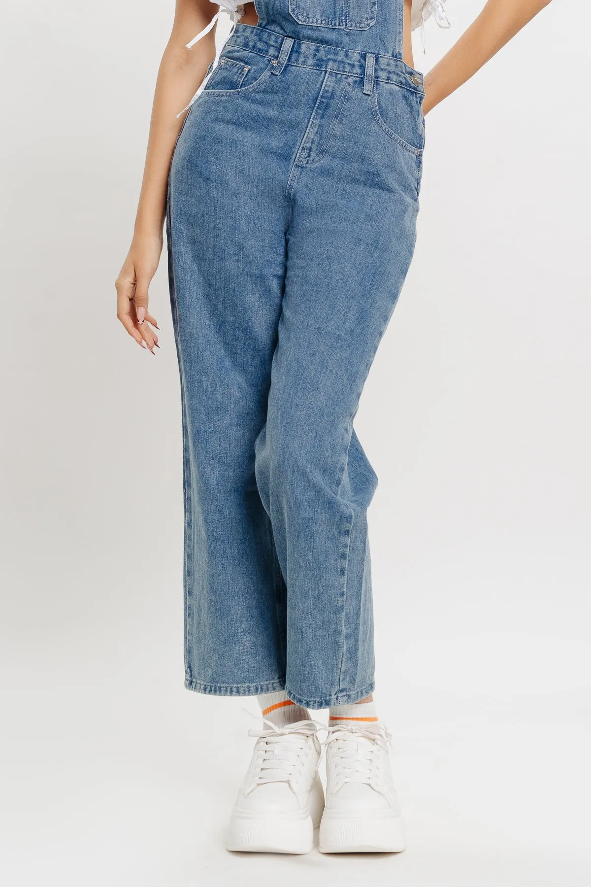 Denim Straight Fit Dungaree