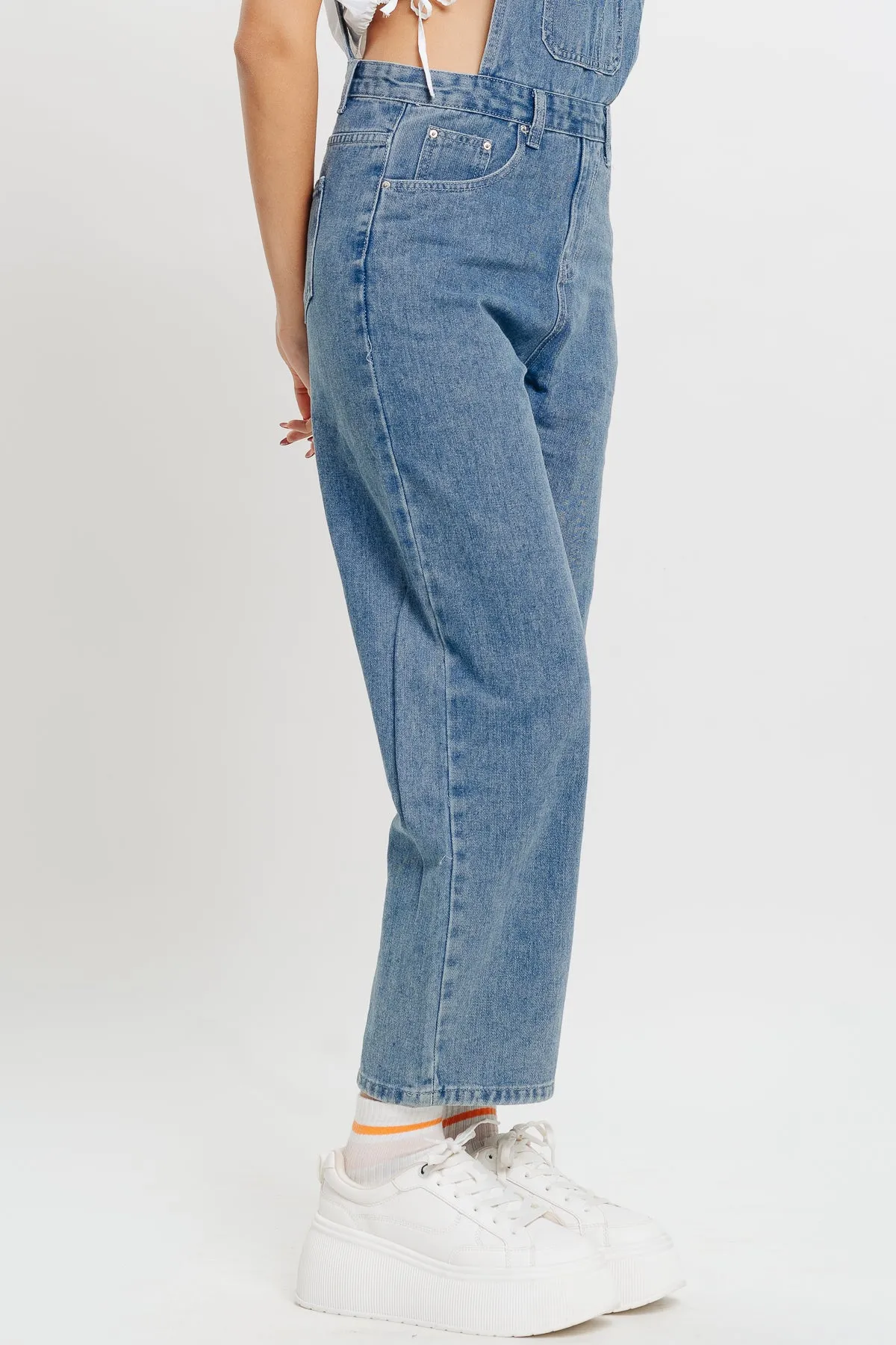 Denim Straight Fit Dungaree