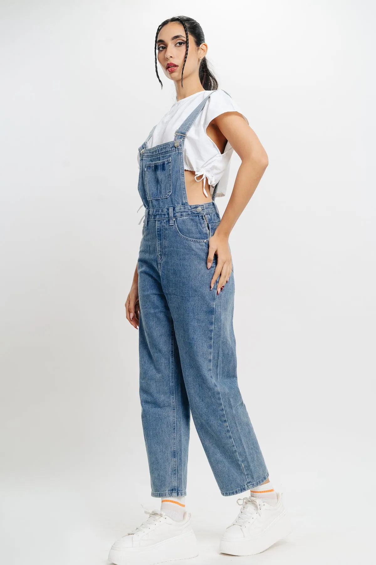 Denim Straight Fit Dungaree