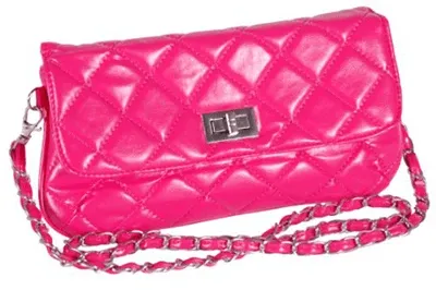 Designer Style Quilted Clutch Cross Body & Shoulder Bag | Women Faux Leather Flap Bags | Fashionable Inner Zipped Handbags | Twist Lock Closure, Reflective Color & Detachable Strap