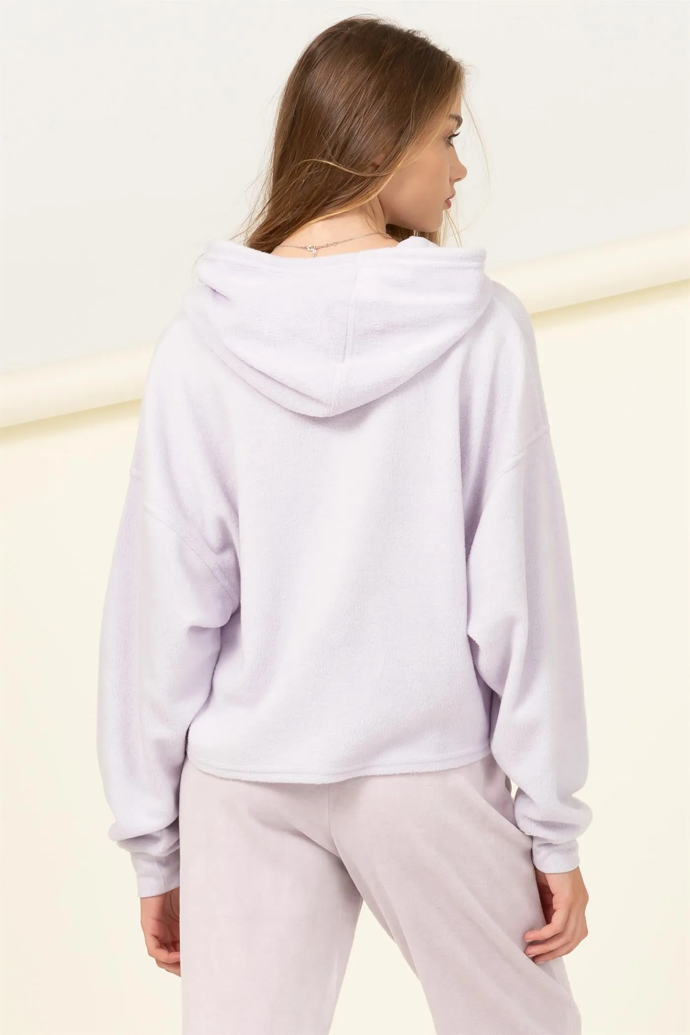 DZ22A469-OVERSIZED BALLOON SLEEVE HOODIE