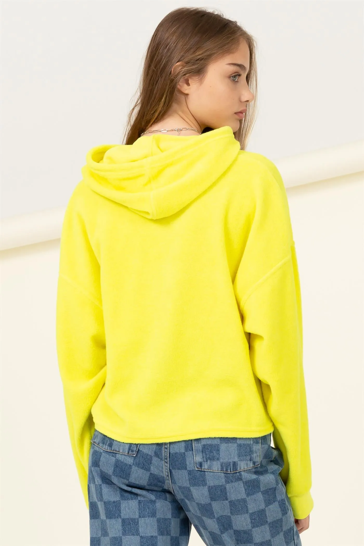 DZ22A469-OVERSIZED BALLOON SLEEVE HOODIE