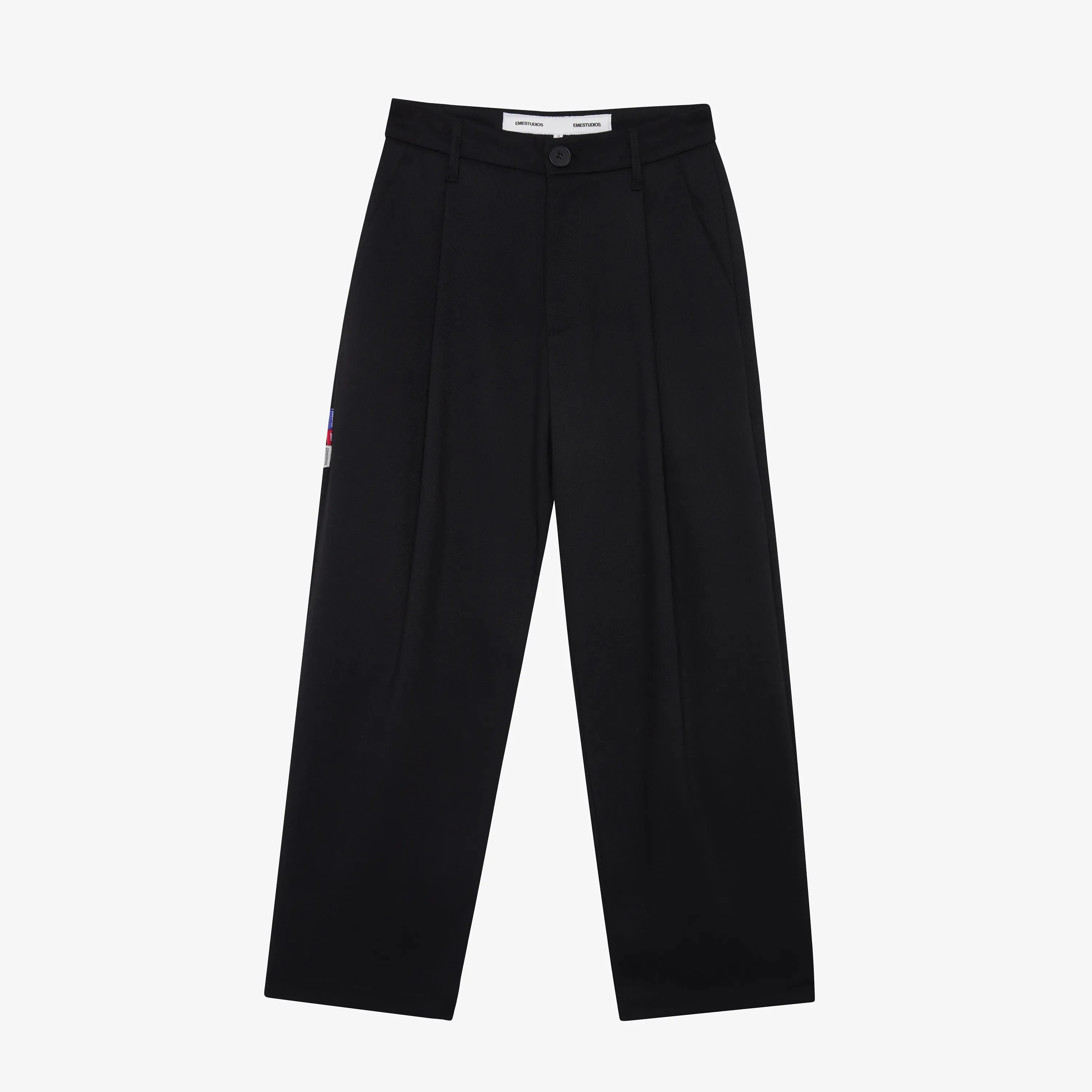 Fellas Tailored Black Oyster Pants