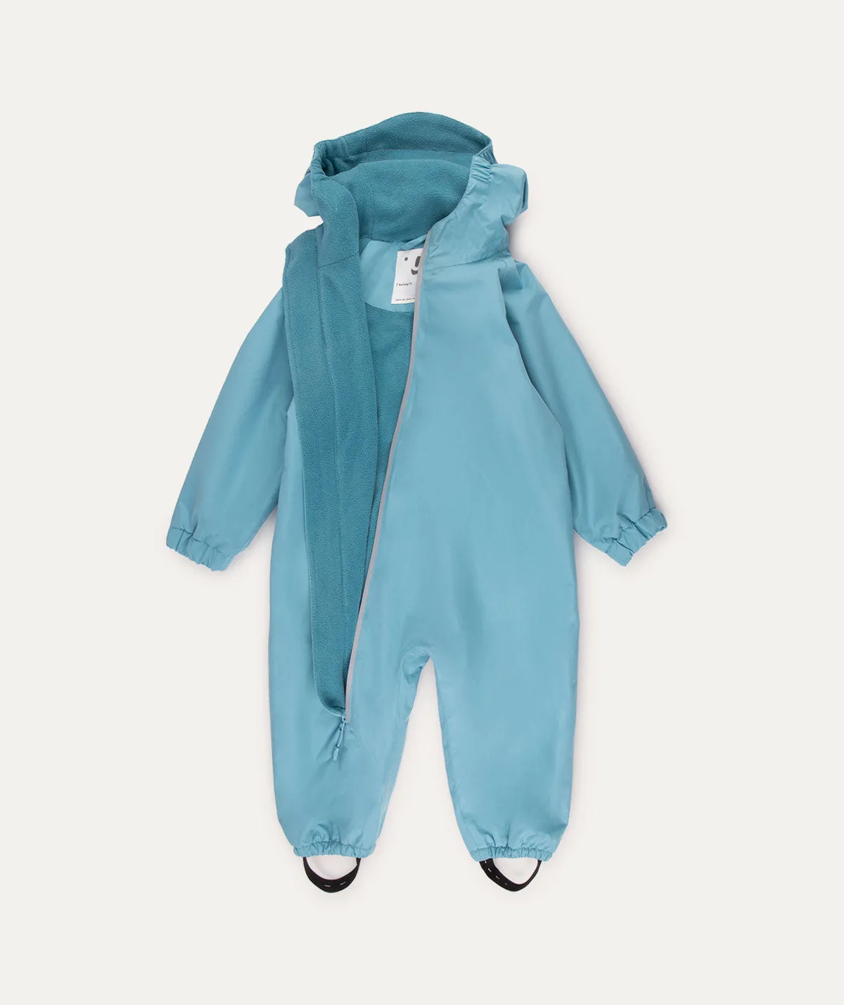 Fleece Lined Puddle Suit - Blue  Sky