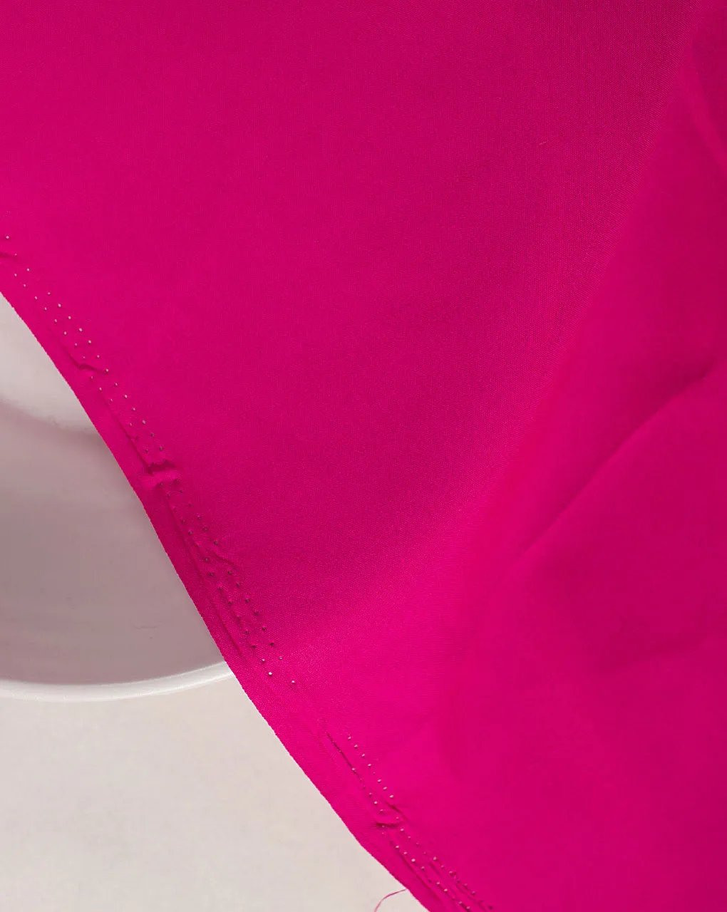 Fuchsia Plain Crepe Fabric