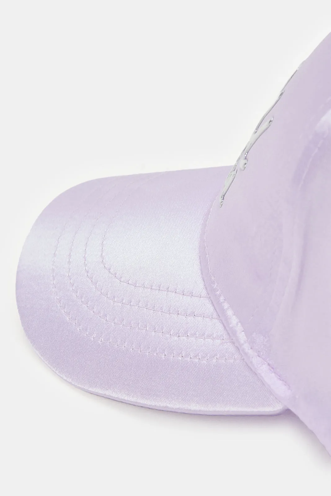 Girls Lilac Embellished Cap