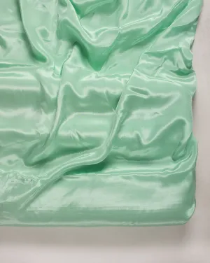 Green Plain Viscose Crepe Silk Fabric