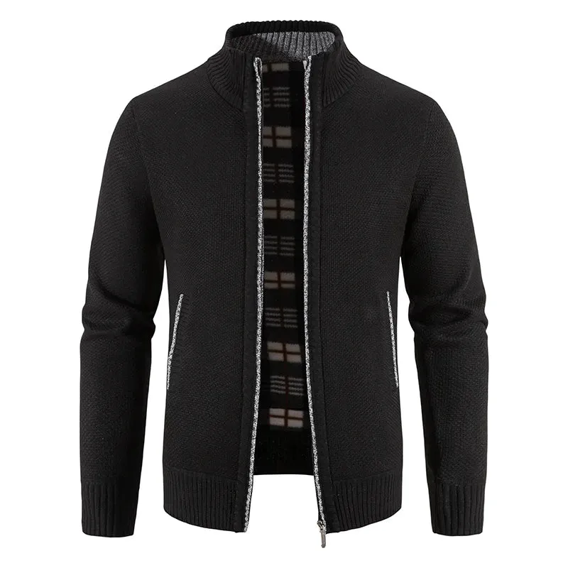 Luxury Fleece Men's Cardigan