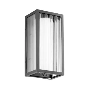 Maestro 15" 3-Light Black Outdoor LED Wall Light