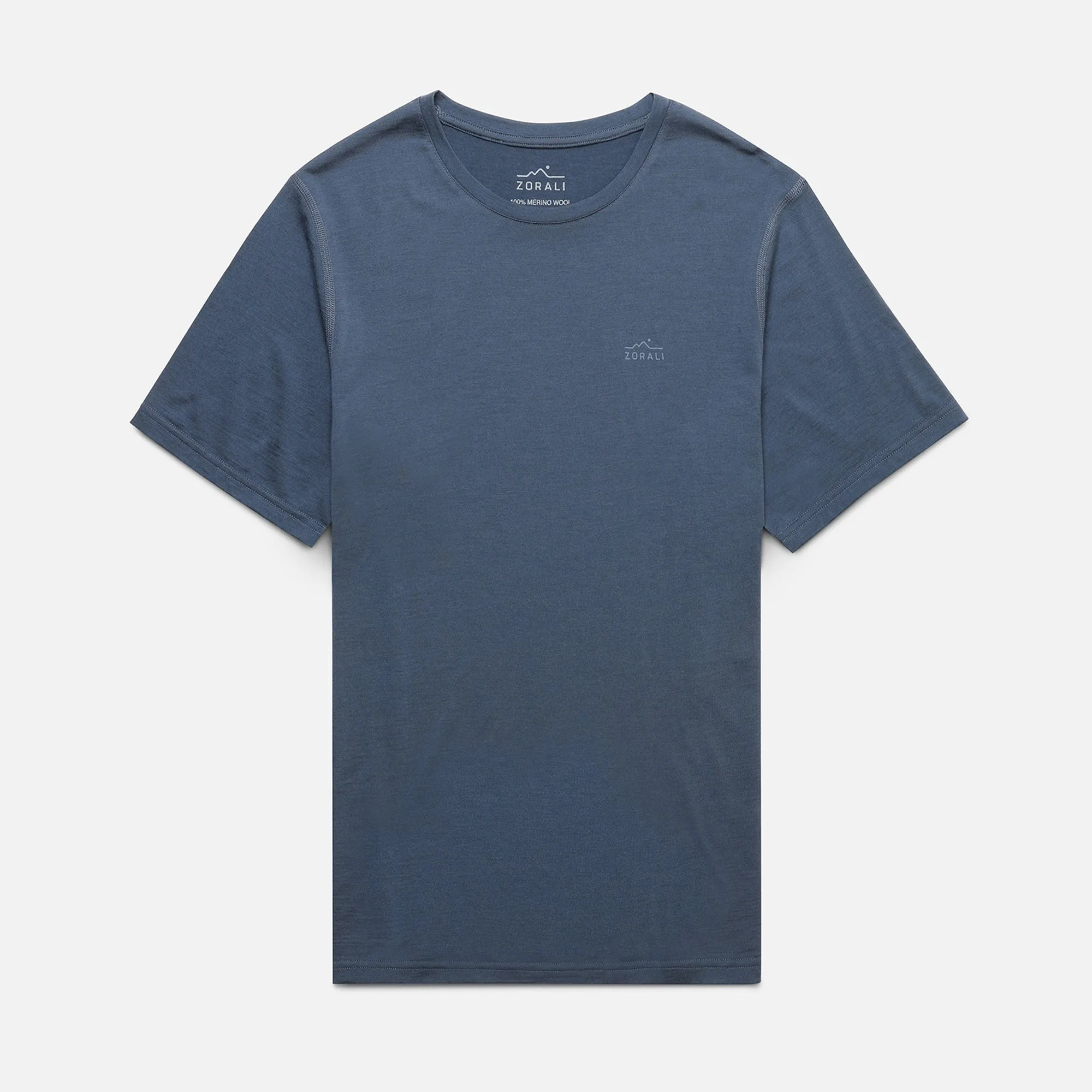 Mens Merino T-Shirt Blue