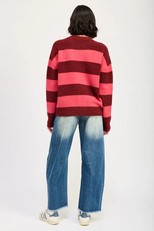 Piper Oversized Striped Sweater