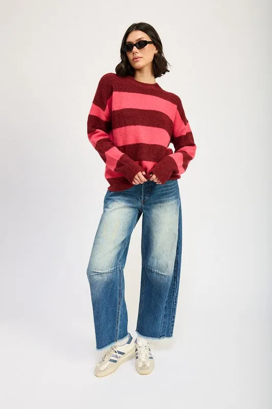 Piper Oversized Striped Sweater