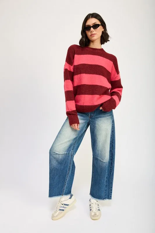 Piper Oversized Striped Sweater