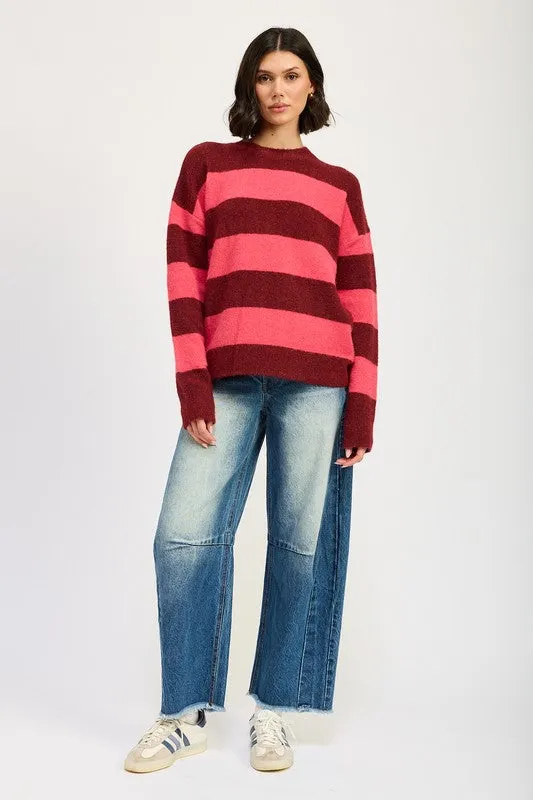 Piper Oversized Striped Sweater