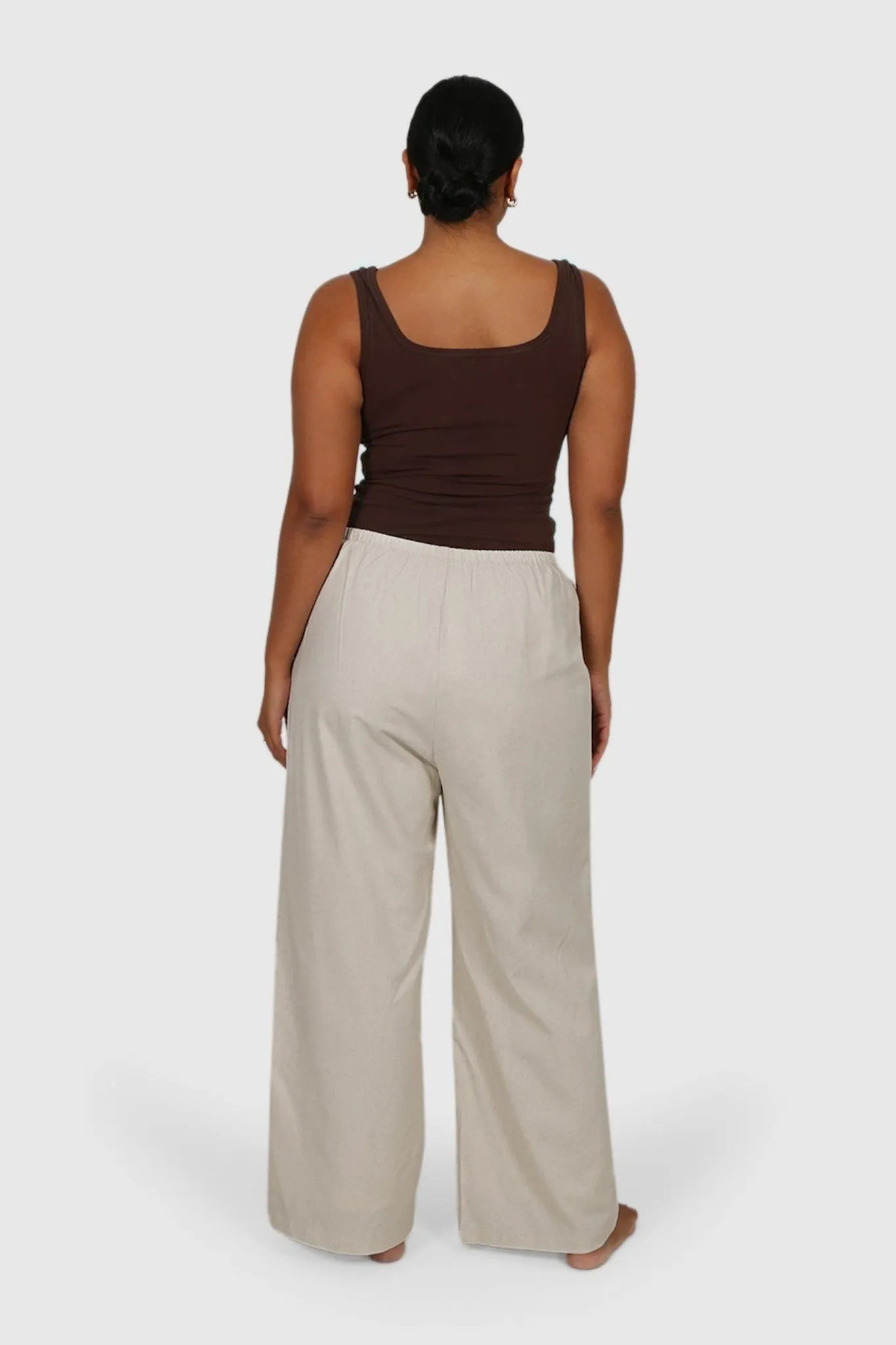 RINA PANTS OATMEAL