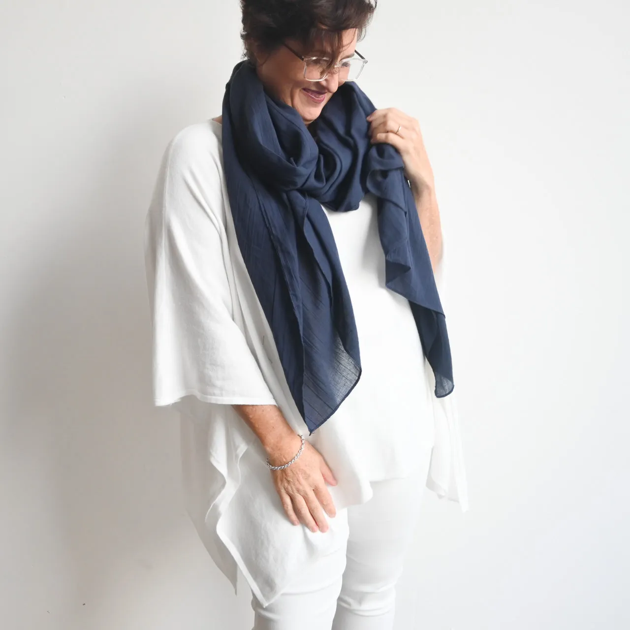 Soft As A Cloud Cotton Scarf Wrap