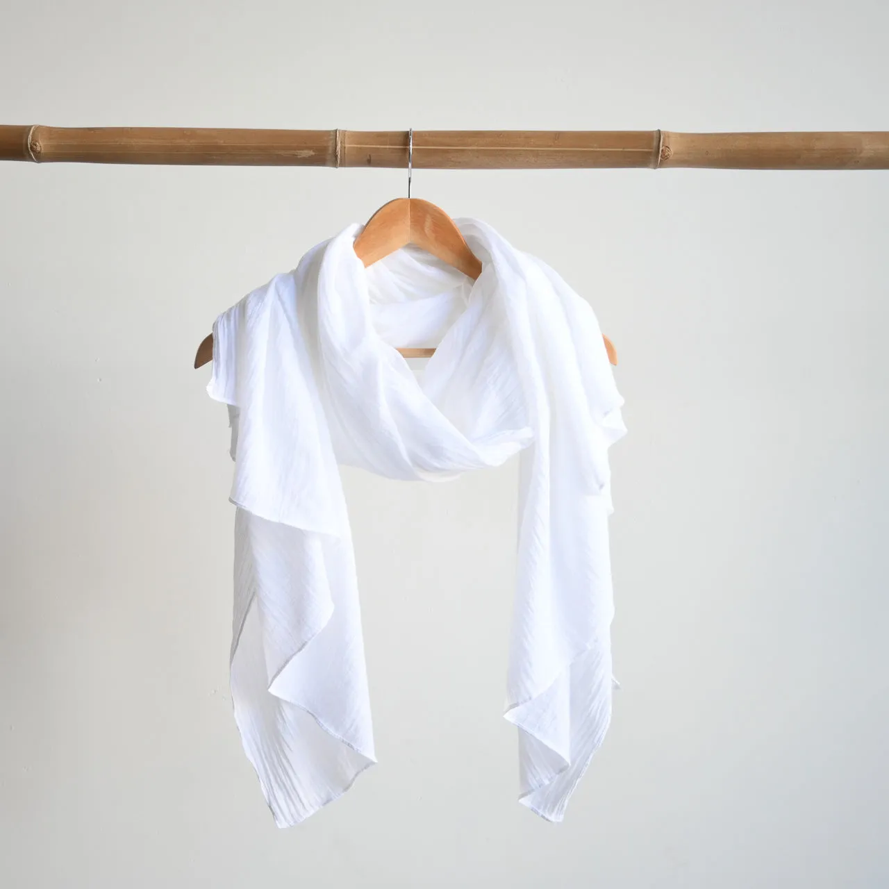 Soft As A Cloud Cotton Scarf Wrap