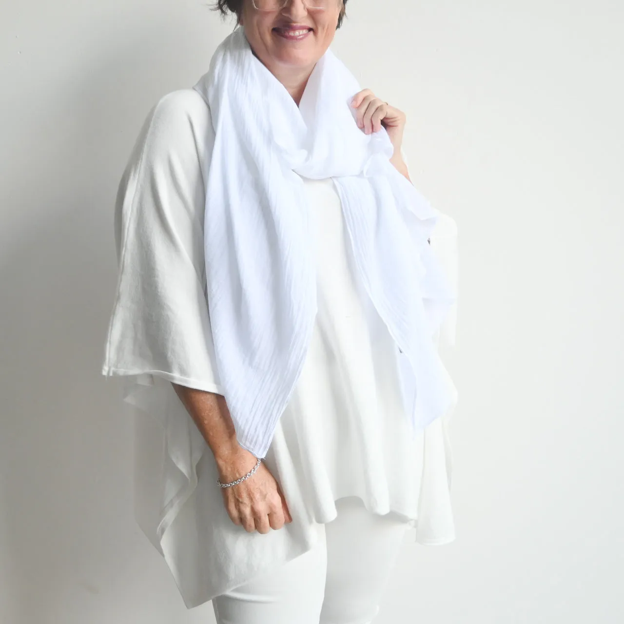 Soft As A Cloud Cotton Scarf Wrap