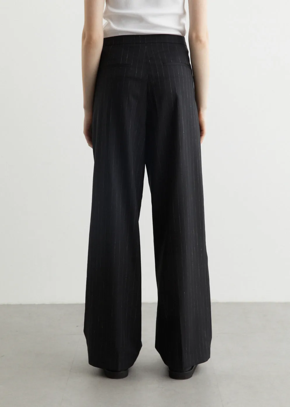 Tailored Pinstripe Pants