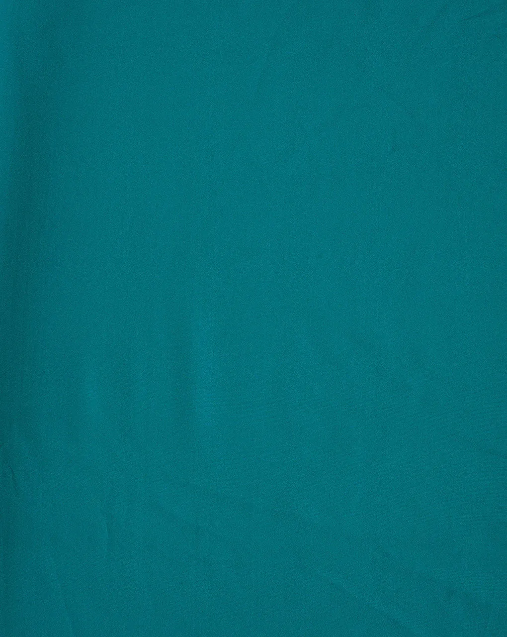 Teal Plain Crepe Fabric