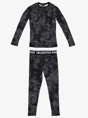 Tie Dye Black Base Layer Set (Youth)