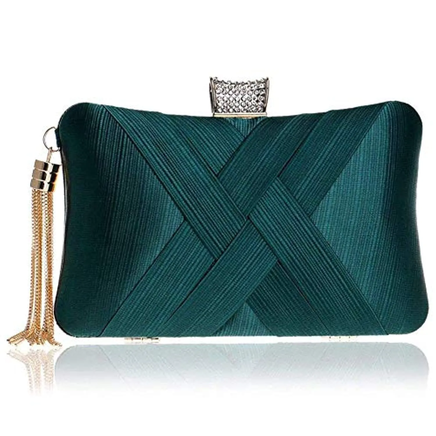 Women's Elegant Tassel Velvet Evening Party Clutch Bags