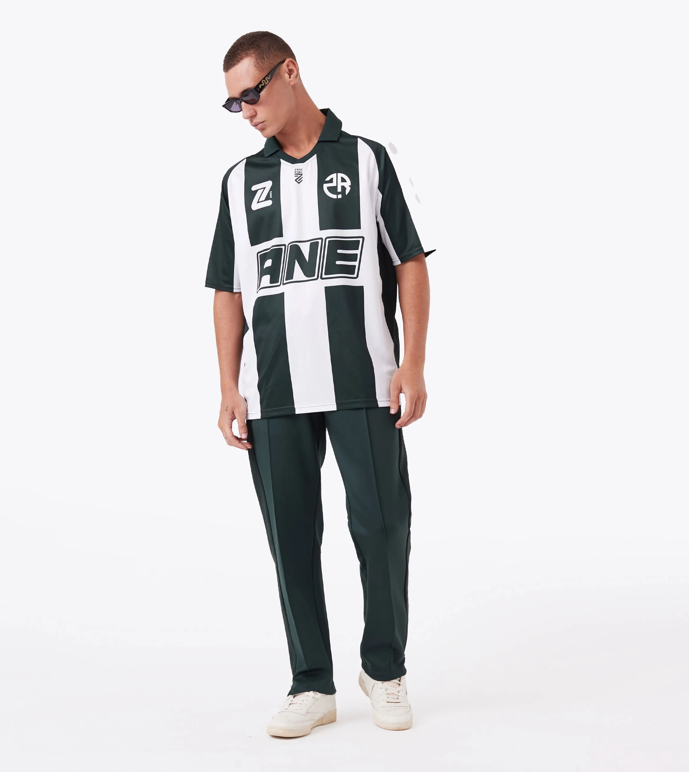 ZR Football Shirt Forest Stripe